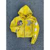 Unisex Vintage Camo Zip-Up Hoodie Sweatshirt - Loose Fit Casual Sportswear