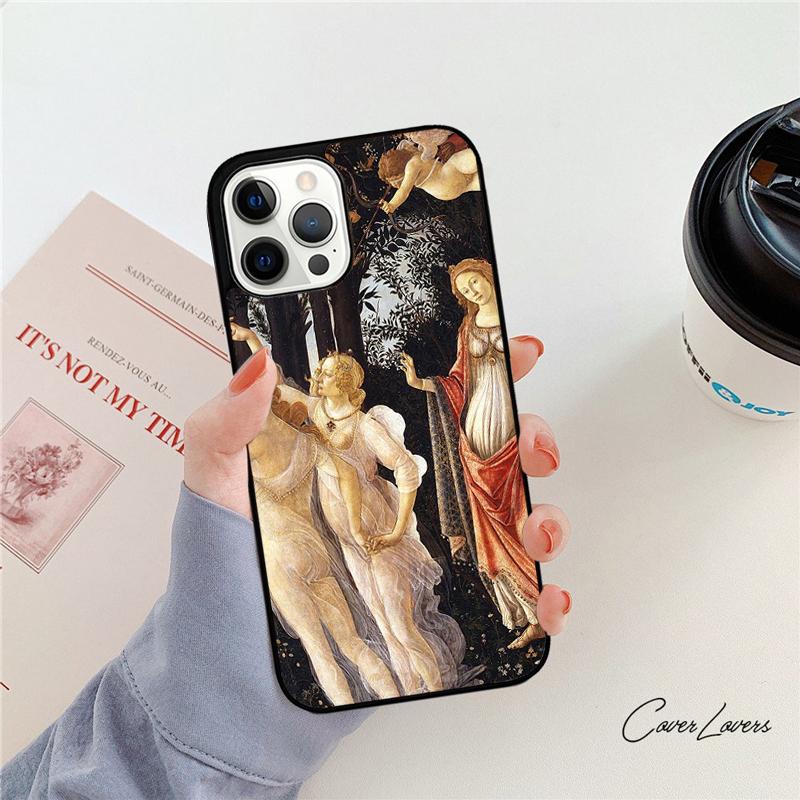 Чехол для телефона Sandro Botticelli эпохи Возрождения для iPhone 17 Air 14 15 16 13 12 Для Apple iPhone 17 Air 11 Pro Max Plus SE2020 Coque