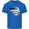Curled Estonia Flag Estonian Day Football Unisexs Light Cotton TShirt