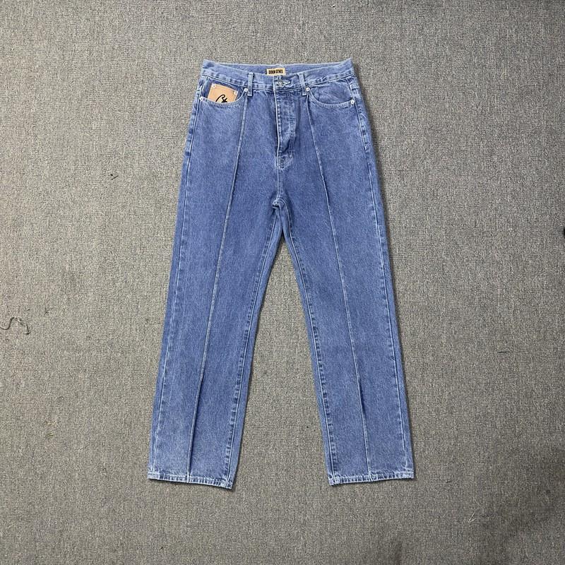 Streetwear Denim Jacket Pants Set Women Loose Fit Casual Hip Hop Style