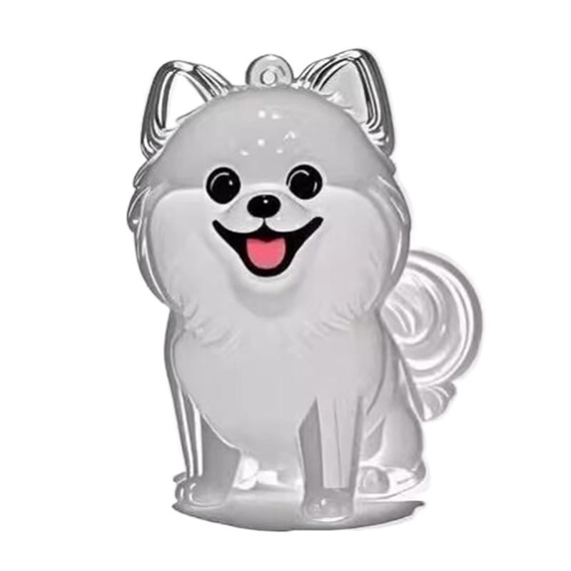 1 шт. Подвеска-брелок для сумки Собака Хранилище шерсти Милый брелок Ювелирное изделие Сувенир Коллекция Подарок Пара Брелки для ключей от машины Украшение Аксессуары