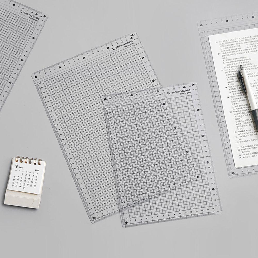 Plank Measuring Supplies Drafting Students Drawing Clipboard Cutting Mats Writing Pad Ruler Board
