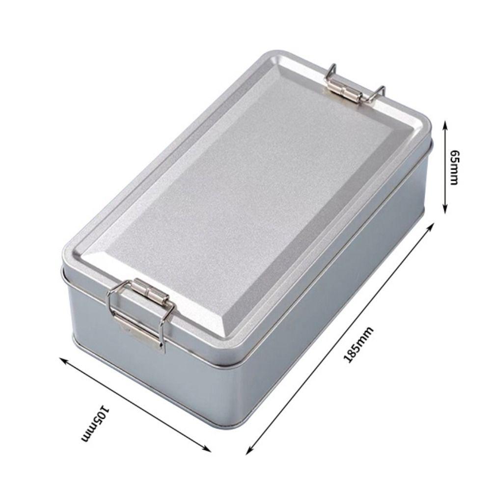 Old-fashioned Rectangular Iron Box Metal Buckle Iron Box High Quality Candy Box