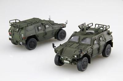 1/72 Военная серия №. 14-й легкий бронированный автомобиль ВВС самообороны Японии, пластиковая модель