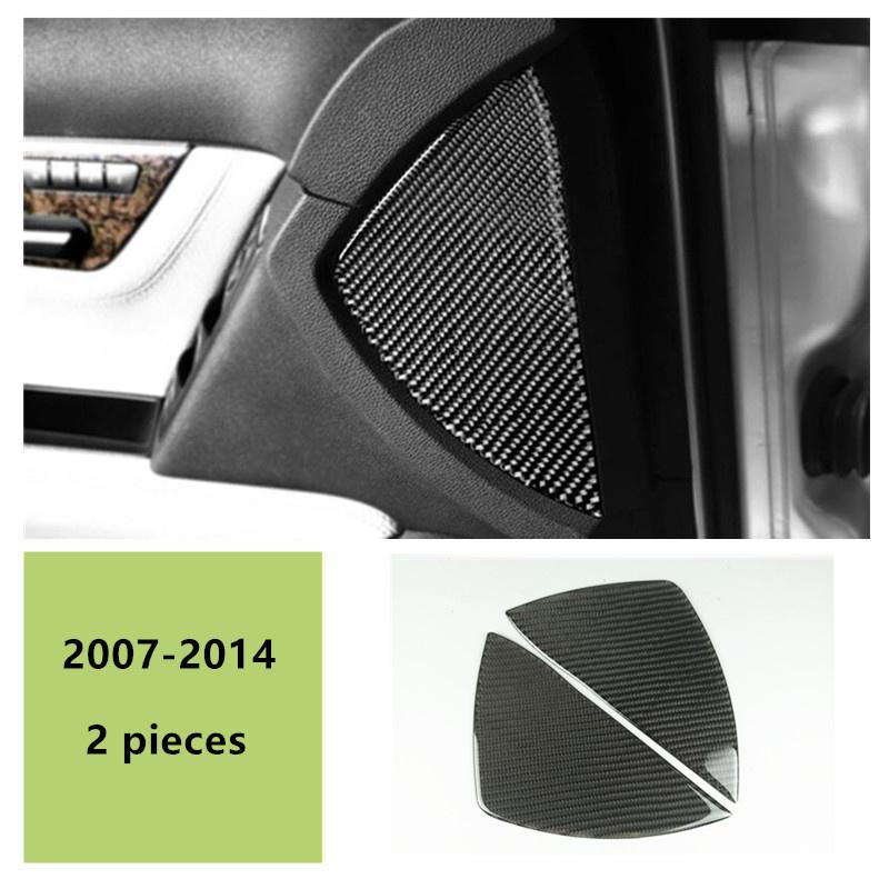 Центральная консоль кондиционера, компакт-диск, накладка на панель, 2 шт. для Mercedes Benz C class W204 C200 C260 C300 C180 2007-10 Carbon