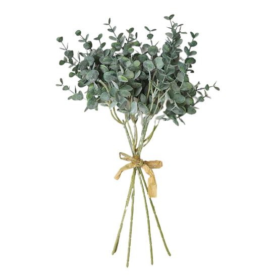 Pretty Artificial Eucalyptus Leaves Stems Decor Unique Lightweight Faux Eucalyptuses