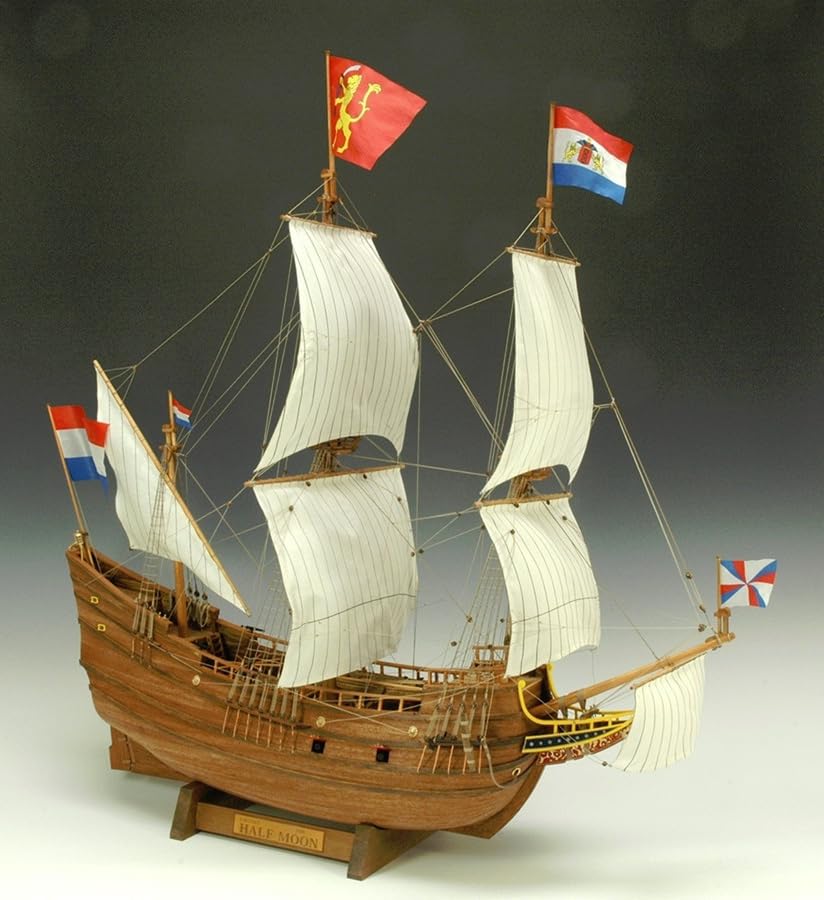 Деревянный модельный конструктор Woody Joe «Полумесяц» 1/40 (Корабль)