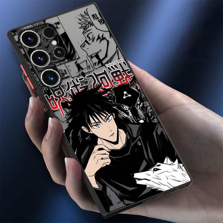Чехол для Samsung Galaxy S23 FE S26 S21 S25 Ultra S20 FE S22 Note 20 Ultra 10+ S24 Plus Funda Чехол для телефона Аниме Jujutsu Kaisen