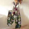 Women's Loose Casual One-piece Summer Floral Print Jumpsuit