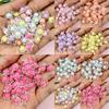 Handmade Materials 8.9*16.6mm Transparent Cored Children Gifts Beads 50Pcs Clear Crystal Candy Shaped DIY