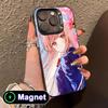 Чехол для телефона Angel Mahiru Shina для iPhone 17 16 15 14 13 12 11 Air Pro Max Plus Цветной Серебристый Чехол MagSafe