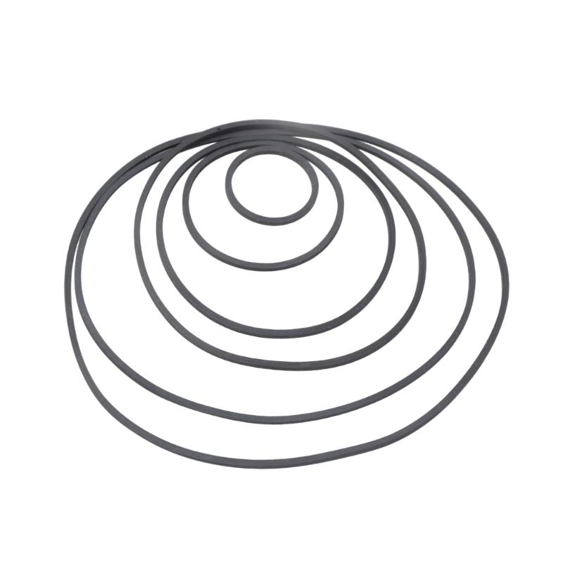 Набор из 30 квадратных резиновых ремней для рекордера шириной 1,2 мм для ремонта и обслуживания кассетного плеера 30-135 мм в сложенном виде