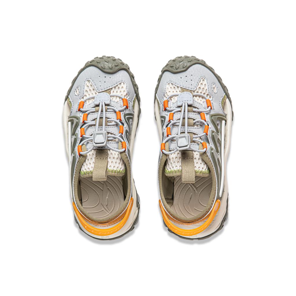 Li Ning модные нескользящие амортизирующие прочные отскакивающие детские сандалии детские сандалии зеленые YKKU006-7