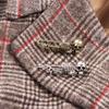 Punk Style Halloween Skeleton Brooch Vintage Gothic Skull Badge Lapel Pin  Halloween Party