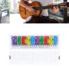 Guitar Pentatonic Sliding Ruler Plastic Multi Color Guitar Scales Sliding Ruler for Beginners
