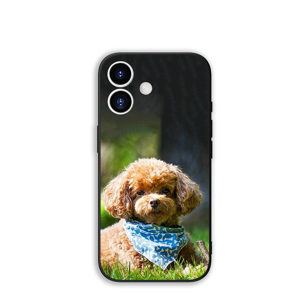 Чехол Cover для Samsung Galaxy A55 A56 A25 A36 A54 S8 S9 S21 S20 FE A53 A13 A12 A14 A33 A70 A71 A51 A21S Чехол Собака Пудель