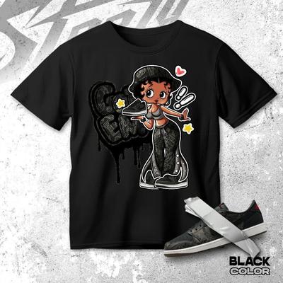 AJ 1 Low Laser GOTEM SNEAKER Match Tee , Unisex Shirt Match Sneaker, Match Outfit Gift