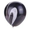 10 Pcs Set Agate Latex Balloons Decoration for Memory Days Birthday Engagement Wedding(Black)