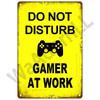 Retro Caution Metal Sign for Bar Pub Garage  Vintage Russian Warning Decor for Home Walls