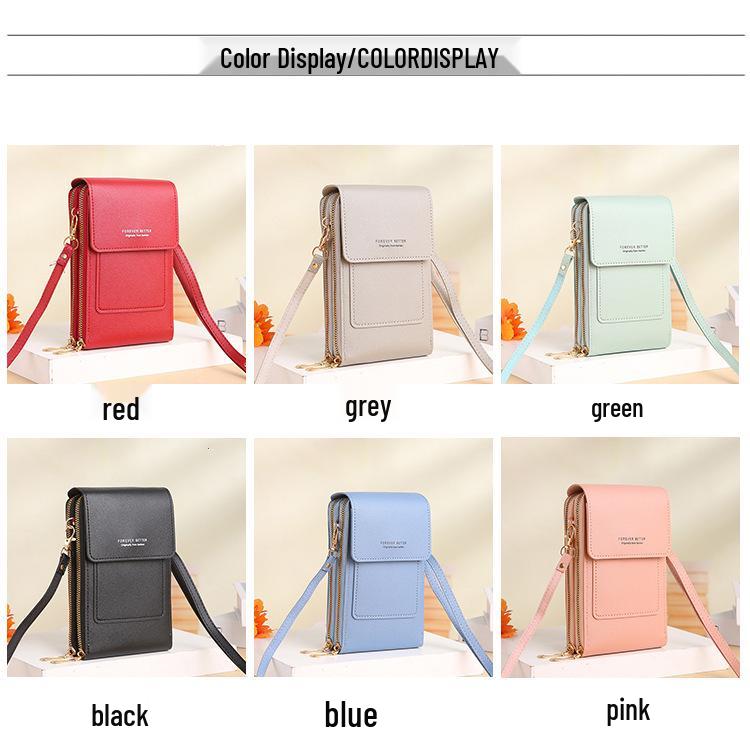 Women's Crossbody Phone Bag: Versatile, Multi-Functional, Vertical Touchscreen Shoulder Bag