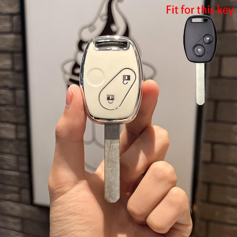 Чехол для дистанционного ключа автомобиля из ТПУ с 2/3 кнопками для Honda Fit CIVIC JAZZ Pilot Accord CR-V Freed Freed Pilot StepWGN Insight Protector