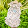 Summer Floral Dress Pet Dog and Cat Clothing Supplies Spring Fresh Princess Dress Thinner and Breathable Than A Bear