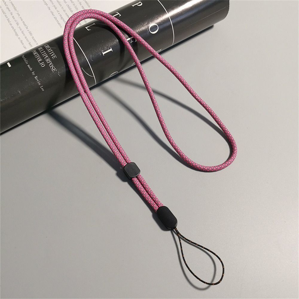 Fluorescent Cell Phone Strap Adjustable Mobile Phone Chain Long Phone Lanyard  Key Strap