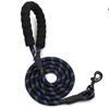 Pet Dog Leash Spring Hook Aluminum Buckle Reflective Imitation Nylon Braided Dog Chain Outdoor Reflective Belt Walking Dog Leash