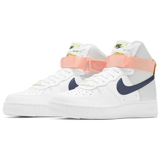 Nike Air Force 1 High Белый Полуночный Синий - 334031-117