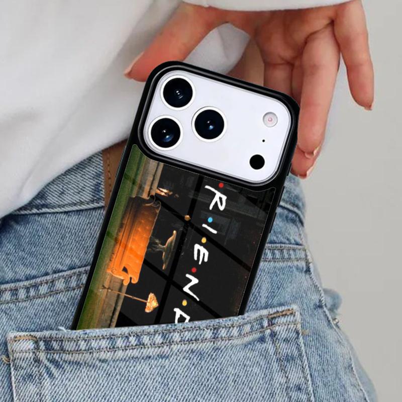 Friends TV Show Central Perk Phone Case for iPhone 16e 15 14 13 12 17 Pro Max Plus Air 17pro Cover Coque