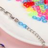 Charms Braided Necklace Clasp S Clips Rubber Band Clips DIY Loom Bands Kit Jewelry Connectors