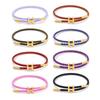 Versatile And Atmospheric H-Shaped Buckle Stainless Steel Rope Bracelet Adjustable Bracelet Titanium Steel Waterproof for Women Men