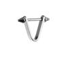 Jewelry Geometric Street Man Ear Stud Punk Earring Korean Style Ear Stud Titanium Steel Earring