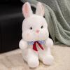 Кролик Галстук-бабочка Плюшевая игрушка Мультяшная мягкая кукла Милый подарок на день рождения для детей