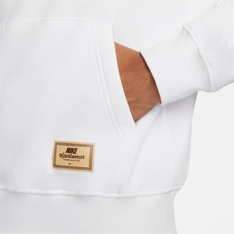 Nike NSW Coffee Bean Graphic Hoodie 'White' Men's DX6513-100