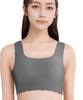 Gocochi Wireless Bra Feels Like Not Wearing Stays and Creates an Uplifted Bra Top CGG510 GY M Half-Top [Wacoal] You're Anything, Cool, Bustline.