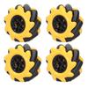 Mecanum Wheel OmniDirectional Smart Robot Car Parts Accessories DIY Toy Components 60mm(2 Pairs )