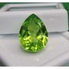 Natural Green Peridot Shape Pear Cut 10-12 Ct Beautiful Certified Gemstone