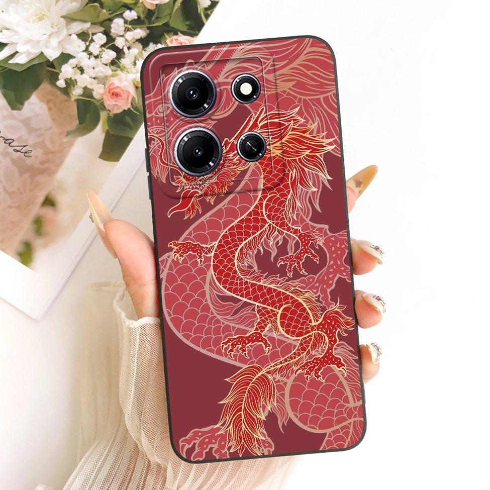 Чехол для Infinix Note 30i Чехол X6716 Модный Мультяшный Милый Забавный Расписной Силиконовый Funda Для Телефона Infinix Note 30i