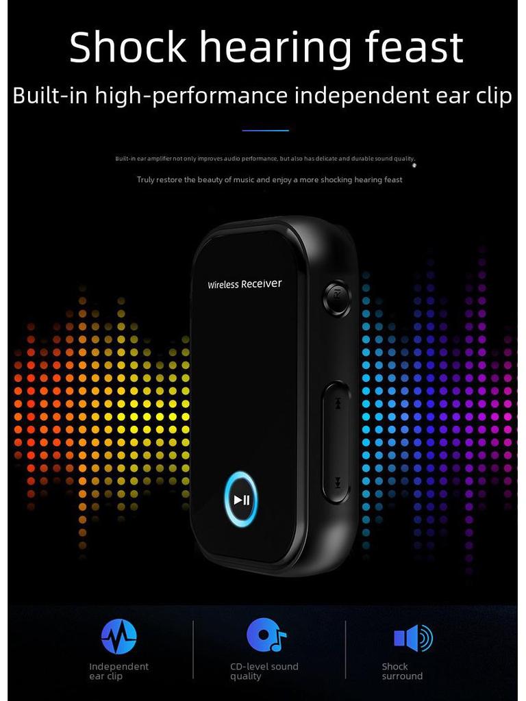 Car Bluetooth 5.0 Audio Receiver: 3.5mm AUX Adapter for Calls