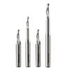 Single Flute End Mill Router Bit For Aluminum Cutting Highly Speed Steel Spirals End Mill Steel Cutter Router Bit