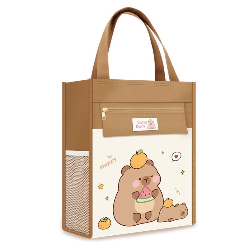 Креативная детская сумка для рисования: Дизайн большой вместимости и высокой ценности с двусторонними карманами и прочной молнией. Идеально подходит для репетиторства и художественных принадлежностей.