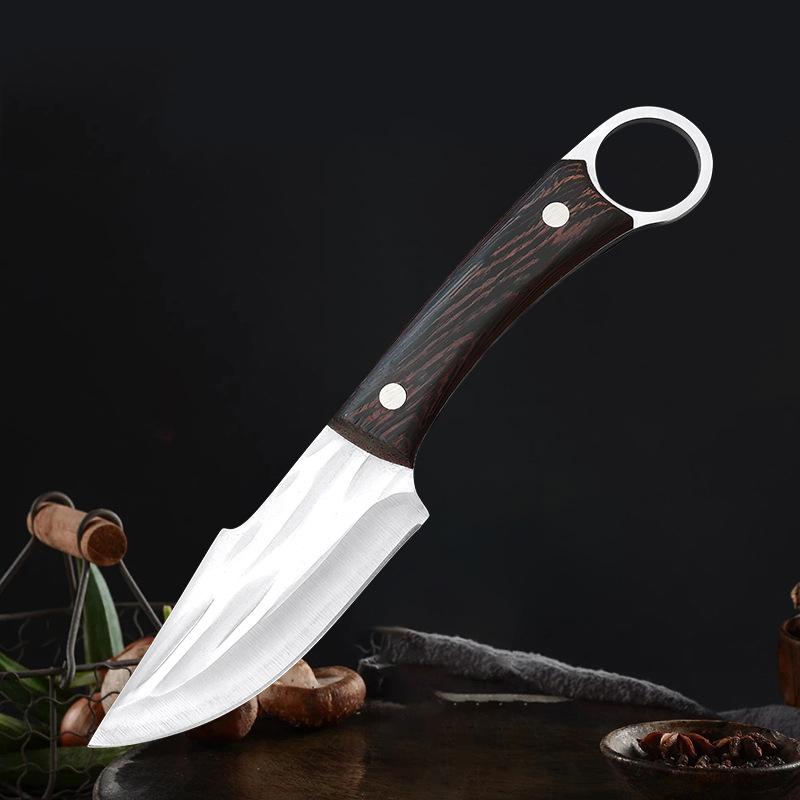 Forged Steel Boning Knife Kitchen Cutting Meat Outdoors Barbecue Fishing Universal Knife Cooking Tool