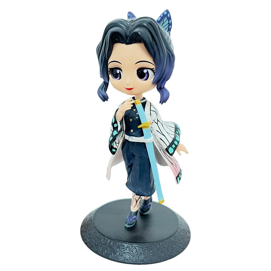 Anime 15cm Ghost Slayer Blade My Wife Shanyi Butterfly Ninja Ganlu Temple Honey Glass Character PVC Model Anime Peripheral Toys
