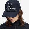 Fred Perry Кепка из микрофибры с монограммой - Темно-синий/Снежно-белый Cfpu2531299-267