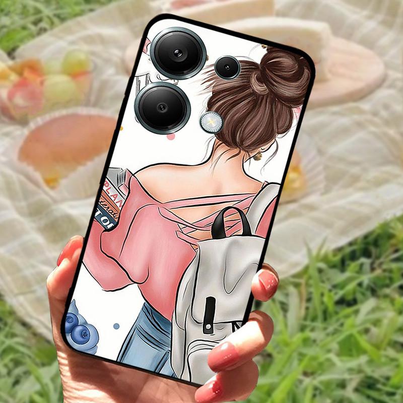 Чехол для Poco M6 Pro 4G Чехол Poco M6 4G Силиконовый Мягкий Мраморный Бампер Coque для Xiaomi Poco F6 Redmi Turbo 3 5G Защитные Fundas