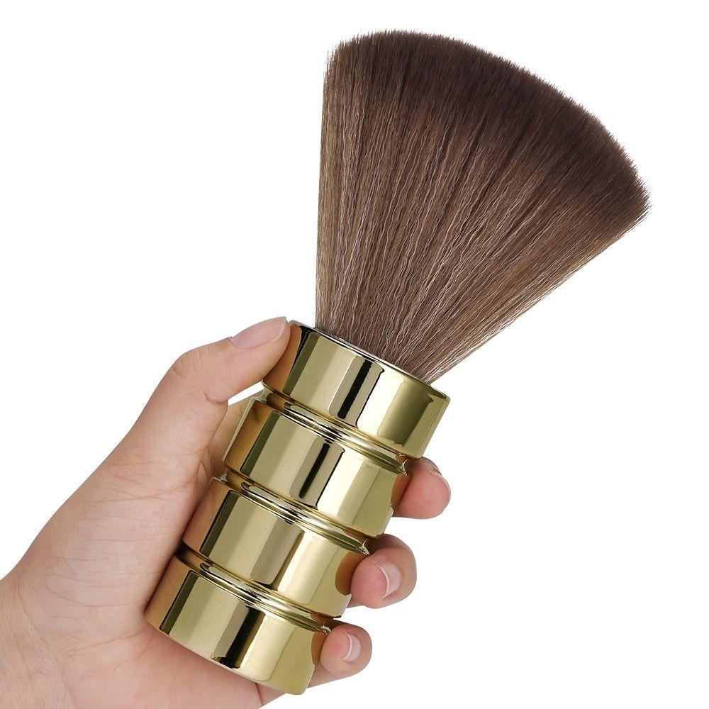 Duster Salon Hair Sweep Brush with Handle Hair Cutting Brush Durable Neck Duster Brush Barber