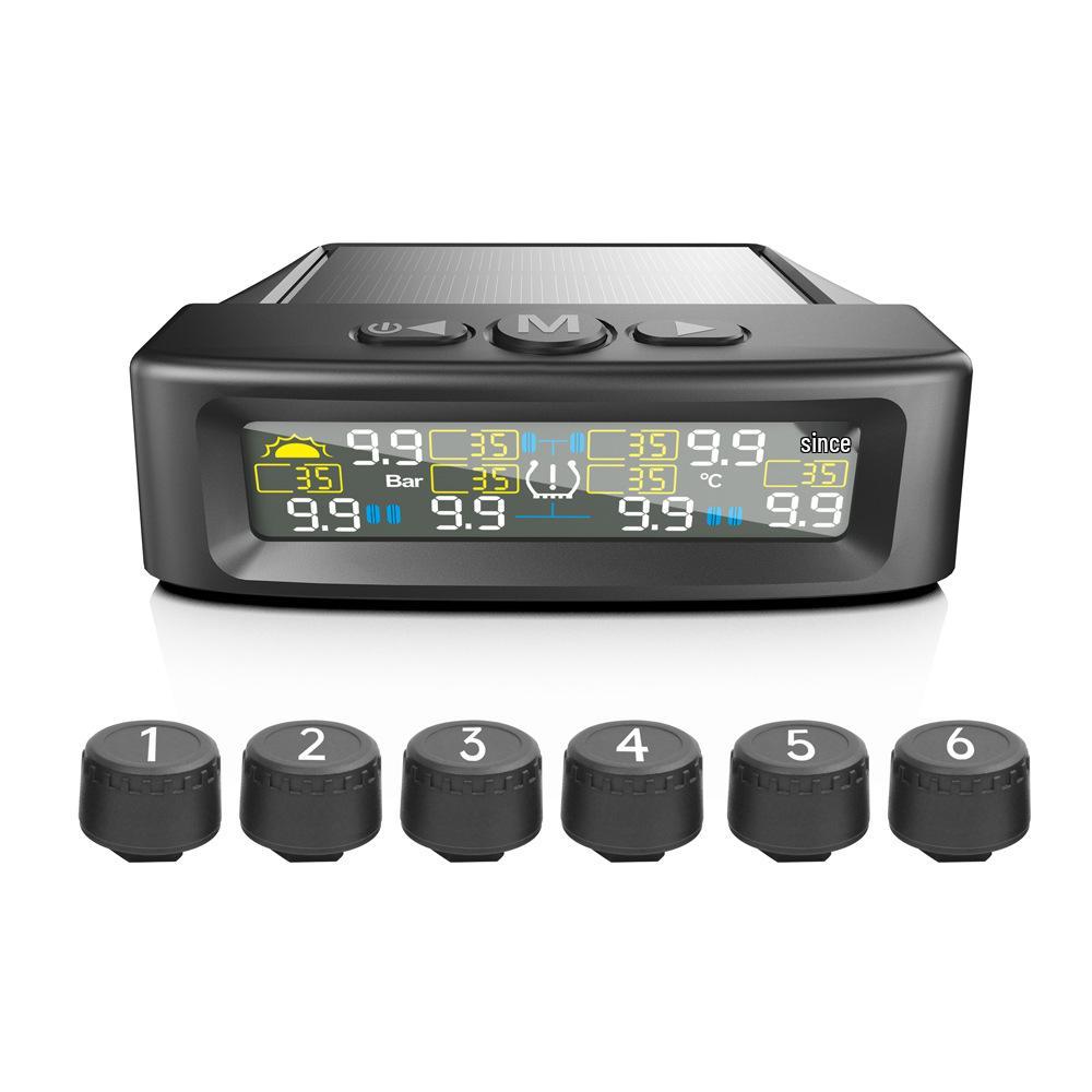 T12 Шестиколесная TPMS на солнечных батареях для автодома и грузовика