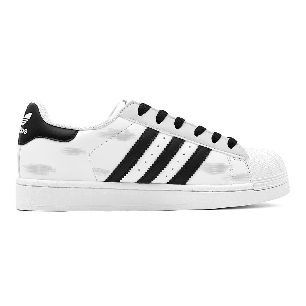 adidas Originals Superstar 2 Серый Странник Домена Низкие Кеды для Скейтборда Унисекс Черно-Серые IH8659(TeamS1-S-BOX)