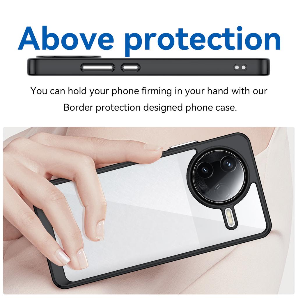 Для Poco F7 Pro Прозрачный чехол Poco F7 Pro Чехлы Обложка Coque Жесткий Полупрозрачный Мягкий ТПУ Каркас Защитный чехол для телефона Poco F7 Pro